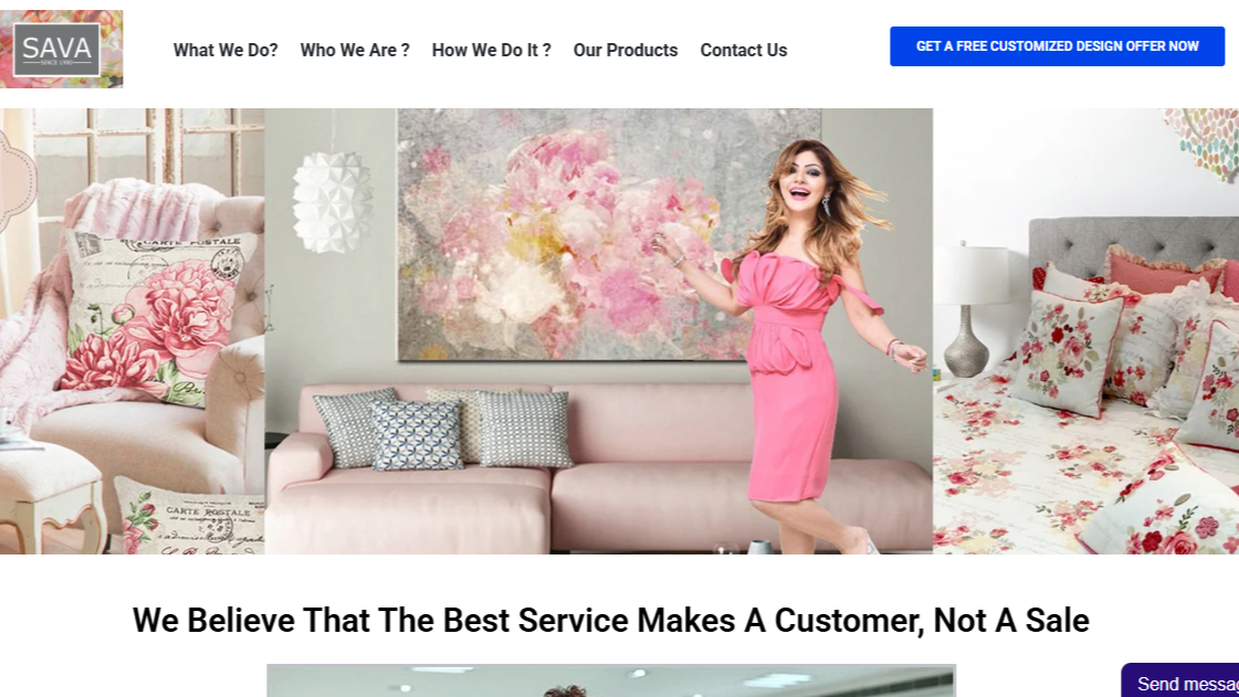 Weaving Digital Excellence: How We Transformed Sava’s Website into a High-Converting Textile Showcase